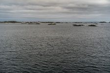 Fähre: Moskenes-Bodø. Insel Røstlandet