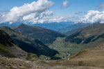 Madrisa Rundtour. Blick vom St. Antönier Joch