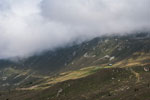 Madrisa Rundtour. Aufstieg zum Schlappiner Joch. Berglandschaft