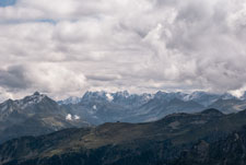 Madrisa Rundtour. Blick vom St. Antönier Joch