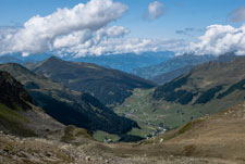Madrisa Rundtour. Blick vom St. Antönier Joch