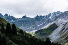 Madrisa Rundtour. Rätikon Berge