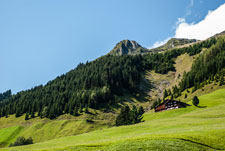 Madrisa Rundtour. St. Antönien. Ein Bauernhof