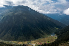 Madrisa Rundtour. Aufstieg zum Schlappiner Joch. Schlappintal