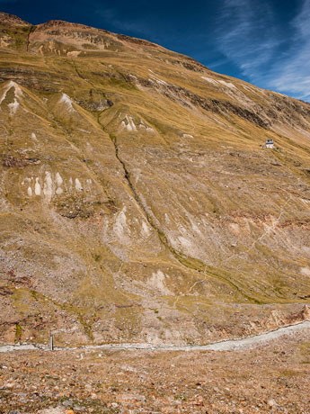 Ötztaler Alpen. Südosthang der Guslarspitzen