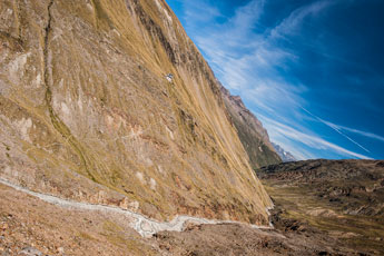 Ötztaler Alpen. Südosthang der Guslarspitzen