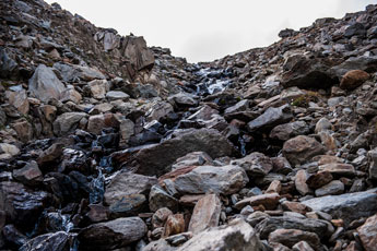 Ötztaler Alpen. Klares Wasser
