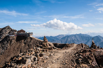 Ötztaler Alpen. Blick zum Grawand