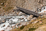 Ötztaler Alpen. Rofental. Brücke
