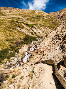 Ötztaler Alpen. Rofental. Plattenbach