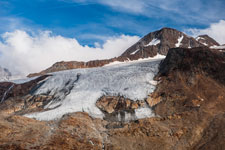 Ötztaler Alpen. Eine Gletscherzunge