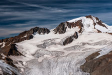 Ötztaler Alpen. Weißkugel und Hintereisferner