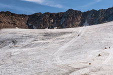 Ötztaler Alpen. Skigebiet am Hochjochferner