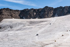 Ötztaler Alpen. Skigebiet am Hochjochferner