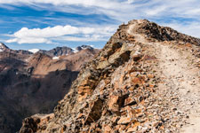Ötztaler Alpen. Zum Berg Graue Wand
