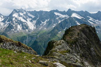 Siebenschneidensteig. Blick von Nofertensschneide