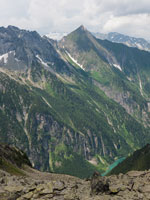 Siebenschneidensteig. Blick ins Stilluptal