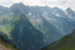 Siebenschneidensteig. Blick von Nofertensschneide