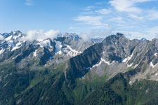 Siebenschneidensteig. Berge westlich Stilluptal