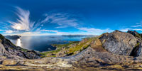 Insel Senja. Berge