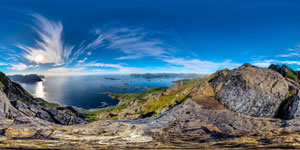Insel Senja. Berge