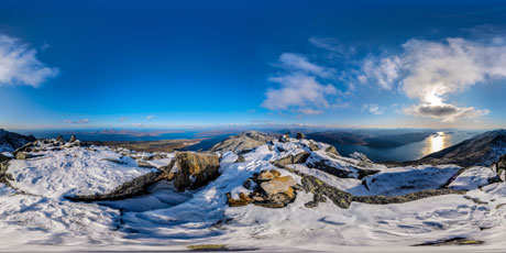 Blick vom Berg Botnkrona