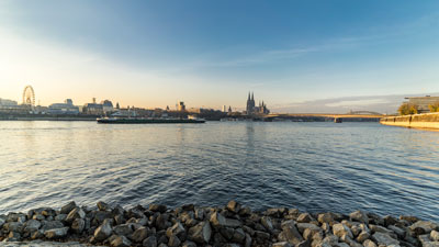 Deutschland. Köln. Am Rhein